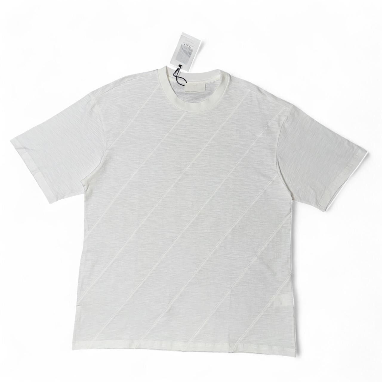 Other TTULF Japan jacquard white cotton t-shirt size L Size US L / EU 52-54 / 3 - 2 Thumbnail