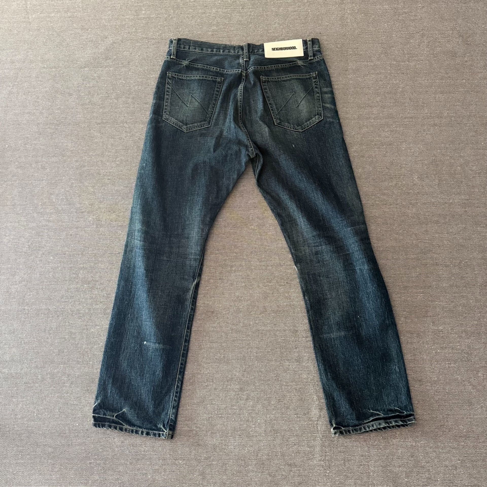 Neighborhood Neighborhood 24ss Basic Washed Jeans Size US 36 / EU 52 - 3 Thumbnail