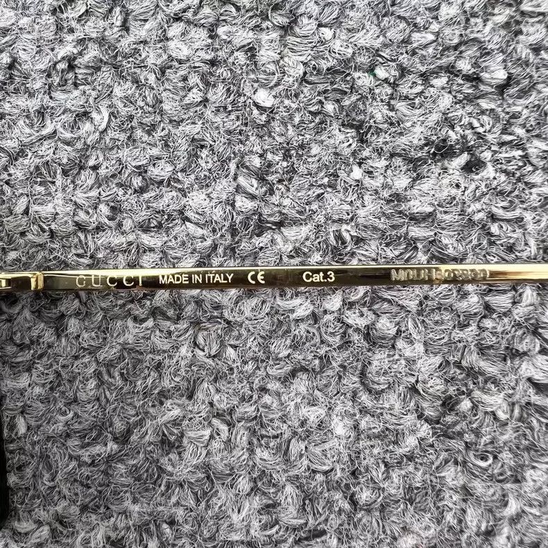 Gucci Gucci Rhinestone letter logo square frame sunglasses 2504-N Size ONE SIZE - 6 Thumbnail