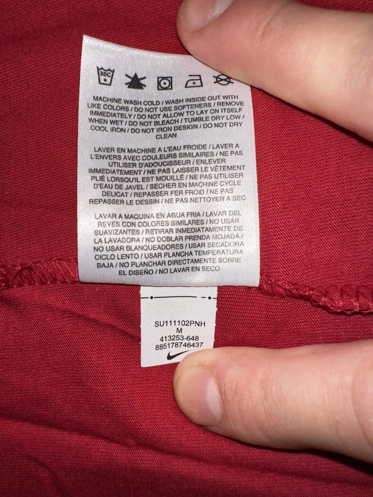 Nike Unreleased Rare Nike 6.0 Men’s Sixo Division Whatever Whenever Red T-Shirt Size US M / EU 48-50 / 2 - 7 Thumbnail
