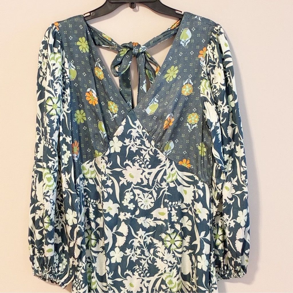 Other Damson Madder bohemian floral maxi dress side slit.Size 10US Size L / US 10 / IT 46 - 13 Thumbnail