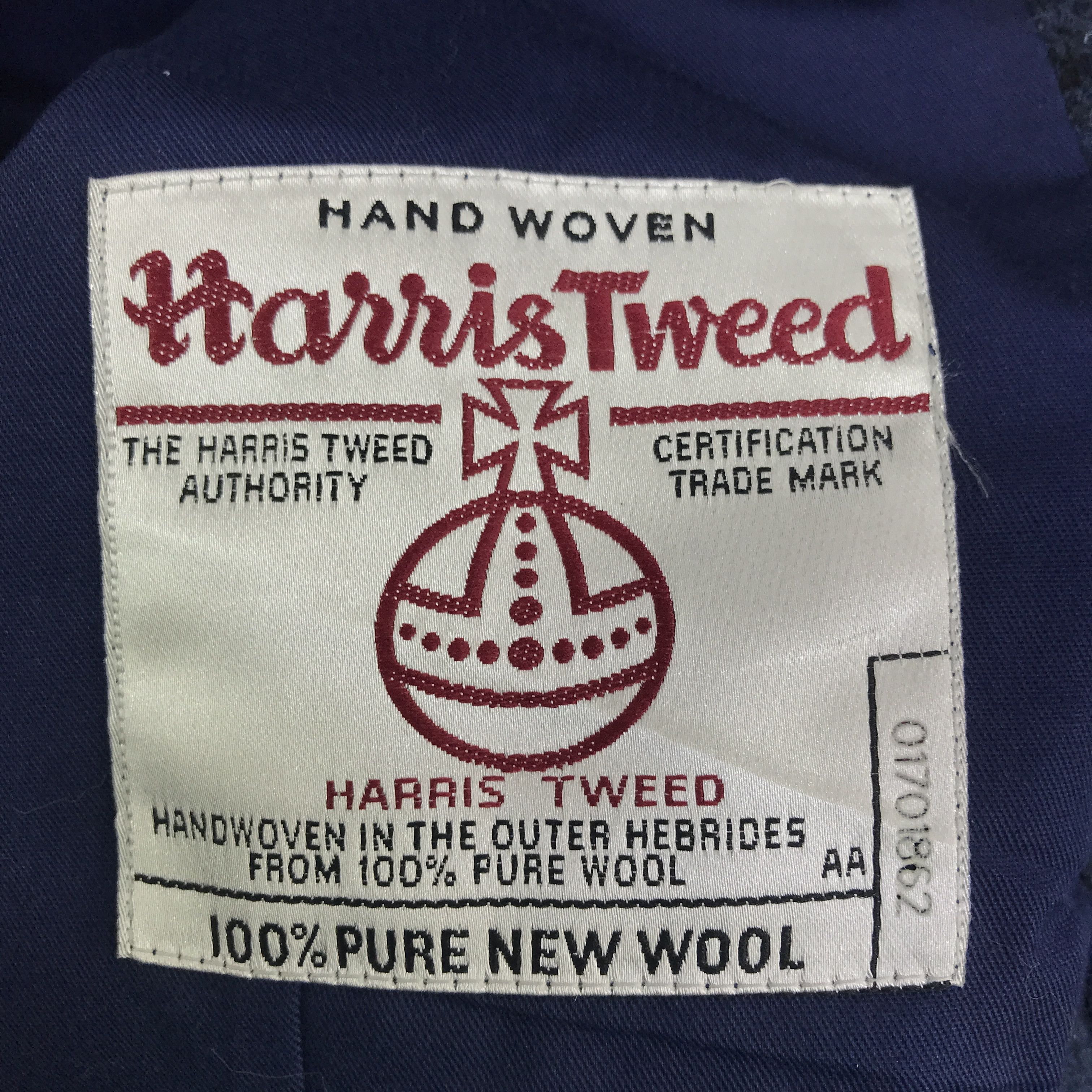 Harris Tweed Vintage Harris Tweed Wool Vest K108B10 Size US M / EU 48-50 / 2 - 9 Thumbnail