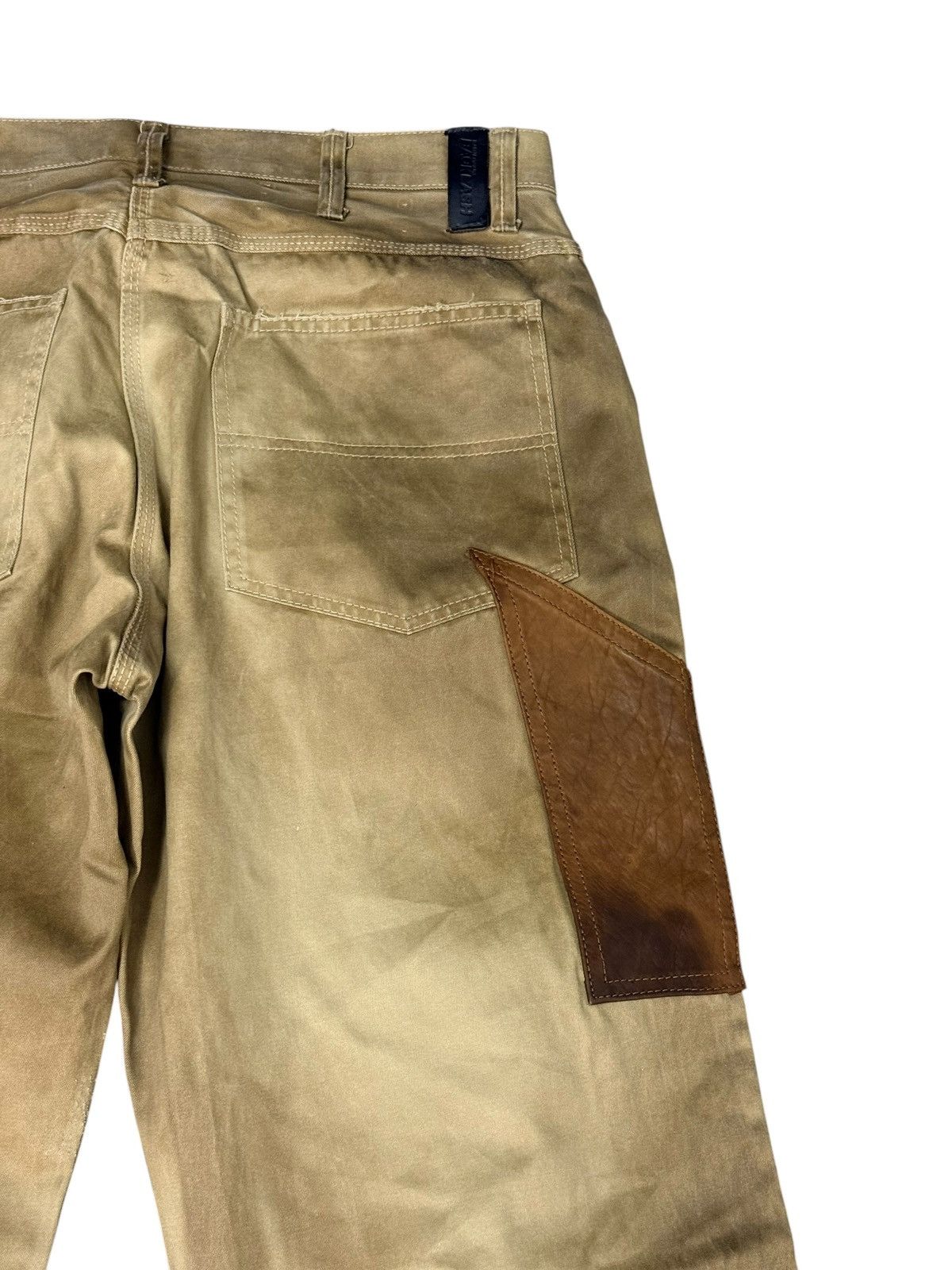 Isamu Katayama Backlash Carpenter Pant Isamu Katayama Leather Patchwork 3🟦2 Size US 31 - 16 Thumbnail