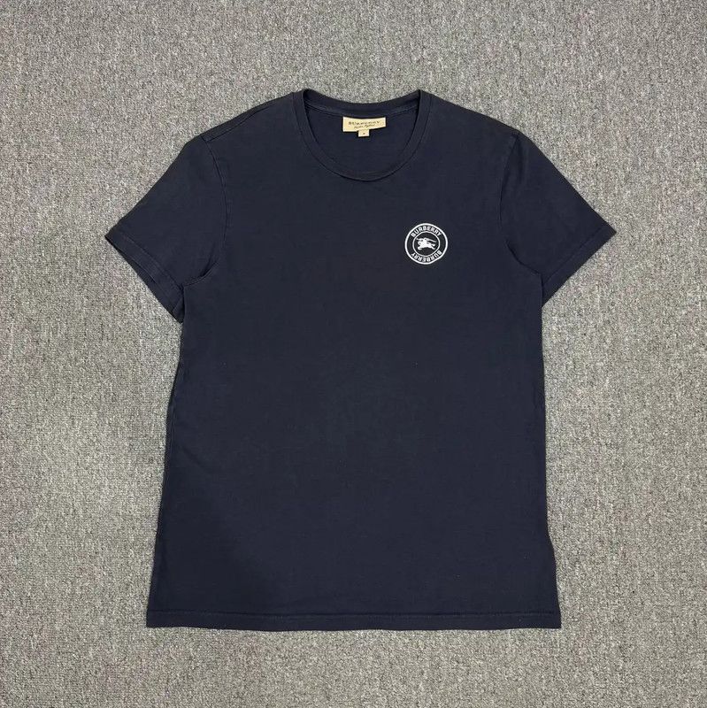 Burberry Burberry Men's Cotton T-Shirt in Blue Size US M / EU 48-50 / 2 - 1 Thumbnail