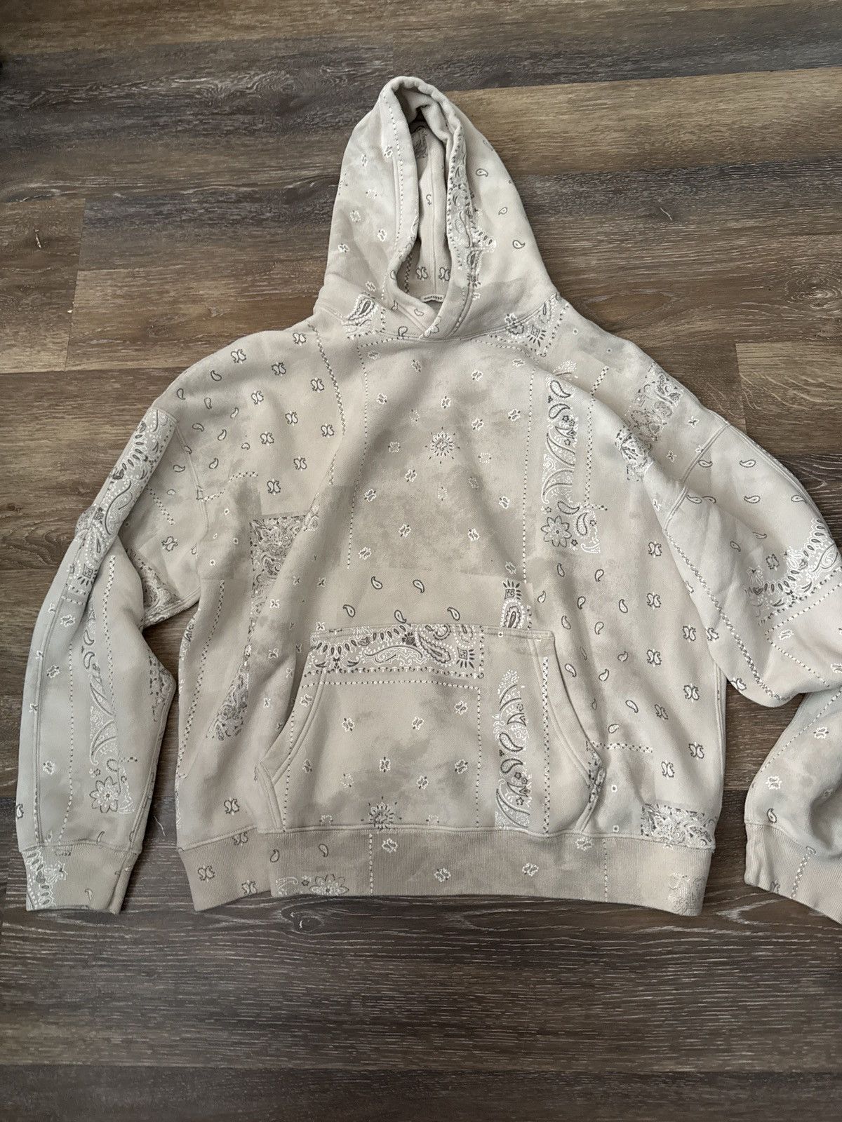Abercrombie & Fitch Paisley Oversized Hoodie Size US L / EU 52-54 / 3 - 1 Thumbnail
