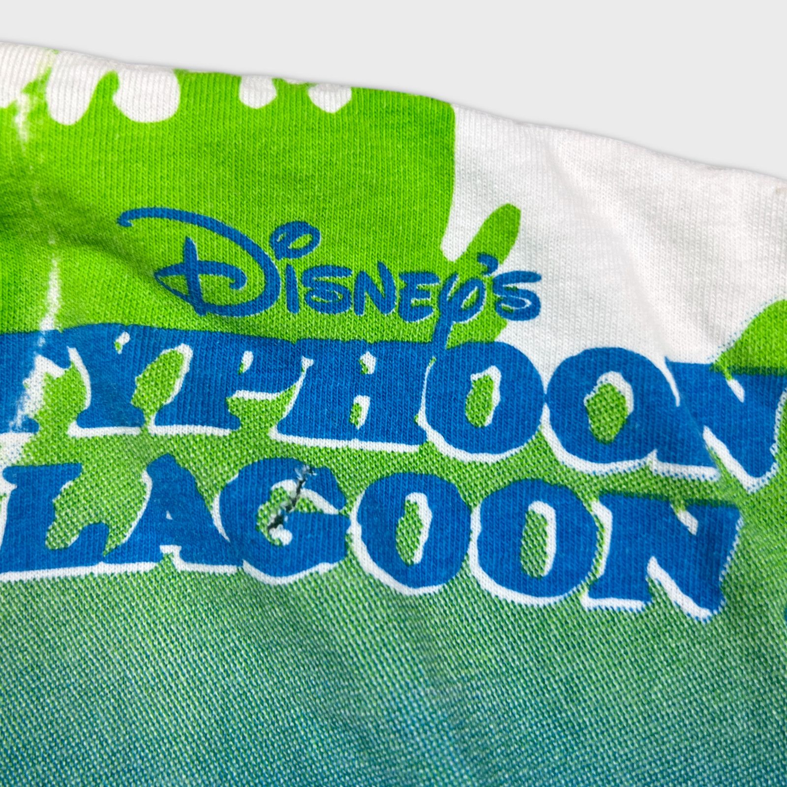 Disney × Mickey Mouse × Vintage 90s Disney World Typhoon Lagoon T Shirt XL AOP Stitched Tee Size US XL / EU 56 / 4 - 8 Thumbnail