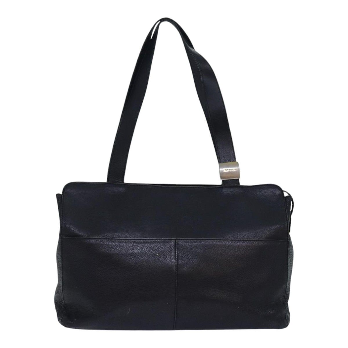 Burberry Black Leather Shoulder Bag (Pre-Owned) Size ONE SIZE - 1 Thumbnail