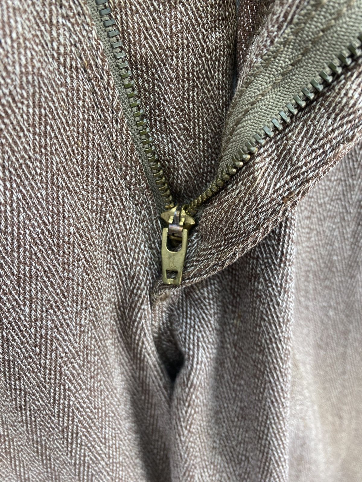 Japanese Brand Vintage 90’s Maverick Herringbone Twill Casual Pants Size US 31 - 10 Thumbnail