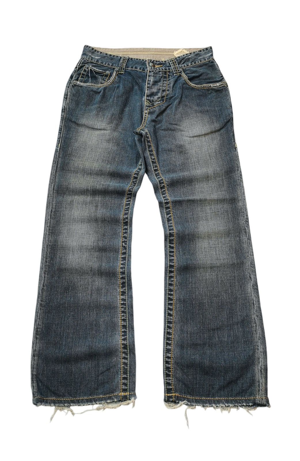 If Six Was Nine × Stitch's Jeans × Vintage Stitchs Flare Jeans Size US 33 - 1 Thumbnail