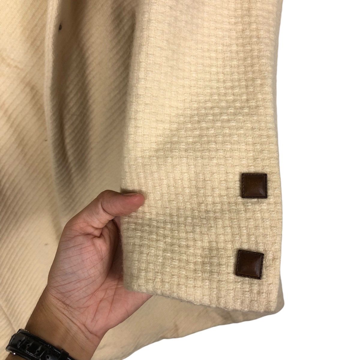 Designer × Just Cavalli 📌Just Cavalli Cream Coats Jacket Size S / US 4 / IT 40 - 16 Thumbnail