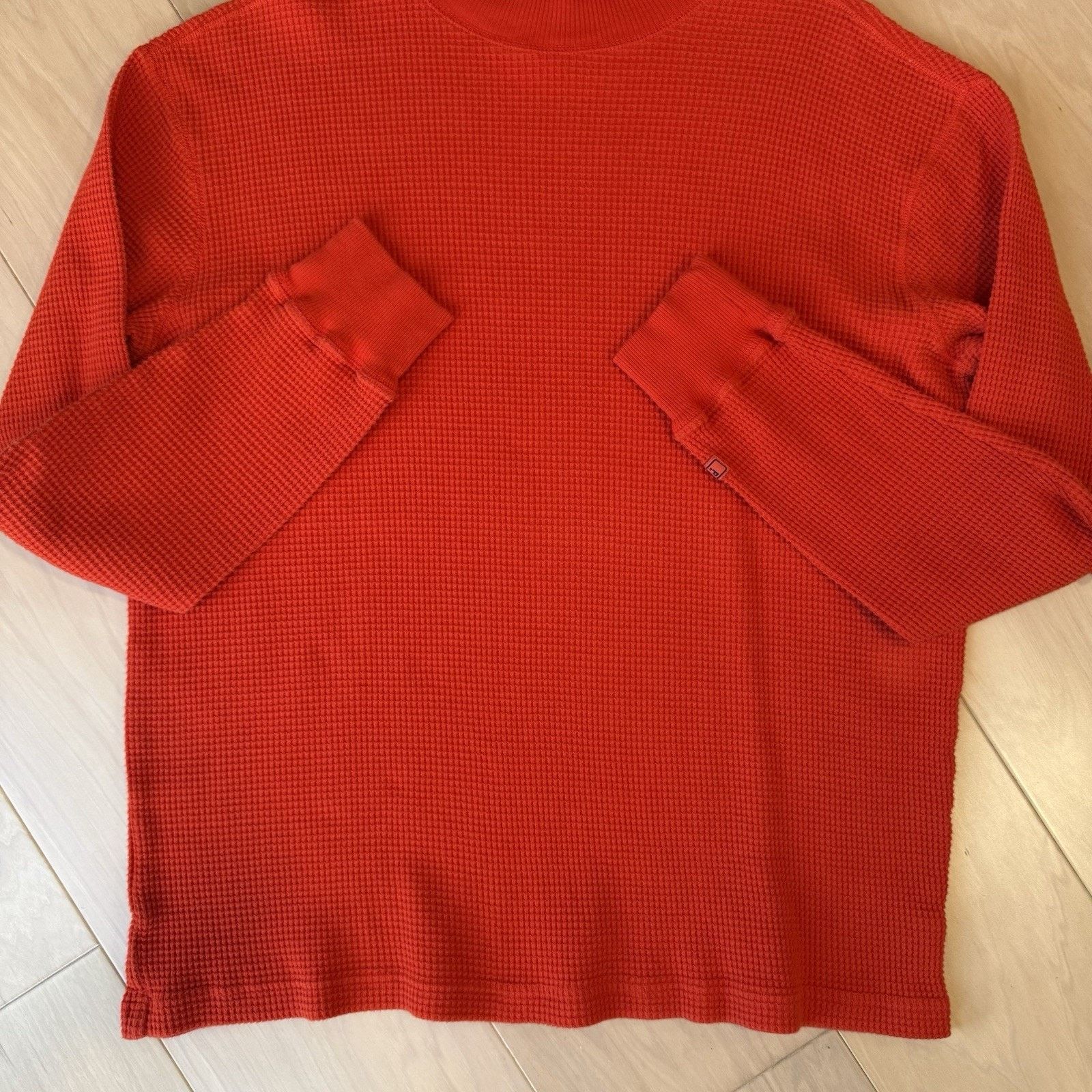 Polo Ralph Lauren Vintage Polo Ralph Lauren Thermal Shirt Large Red Orange Size US L / EU 52-54 / 3 - 6 Thumbnail