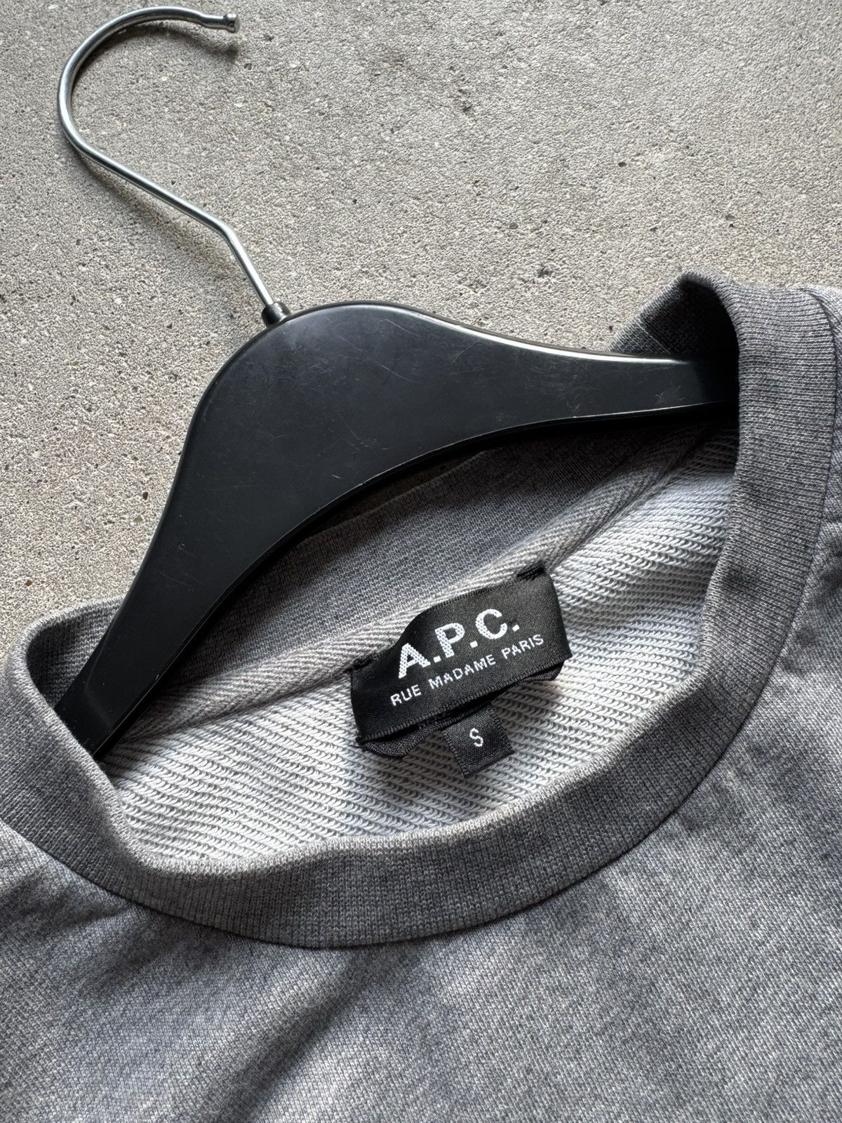 A.P.C. Vintage A.P.C Sweatshirt Grey Size US S / EU 44-46 / 1 - 7 Thumbnail