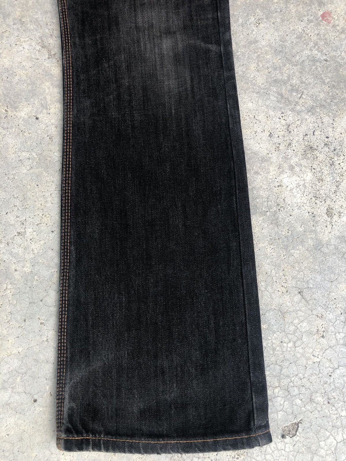 Edwin Y2k Edwin XV Flared Jeans Distressed buckle back jeans Size US 33 - 7 Thumbnail