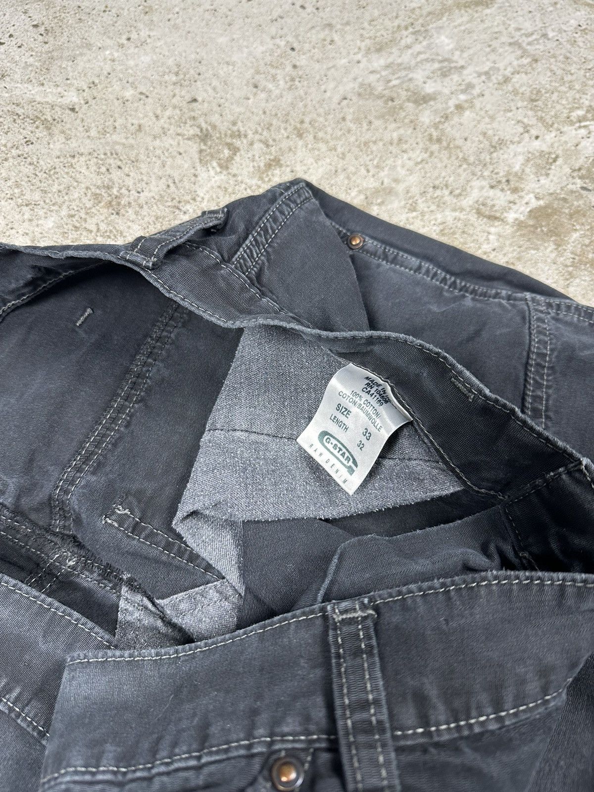 G-Star × Vintage Vintage Y2K G Star Raw S C Elwood Double Knee Pants Size US 32 / EU 48 - 8 Thumbnail