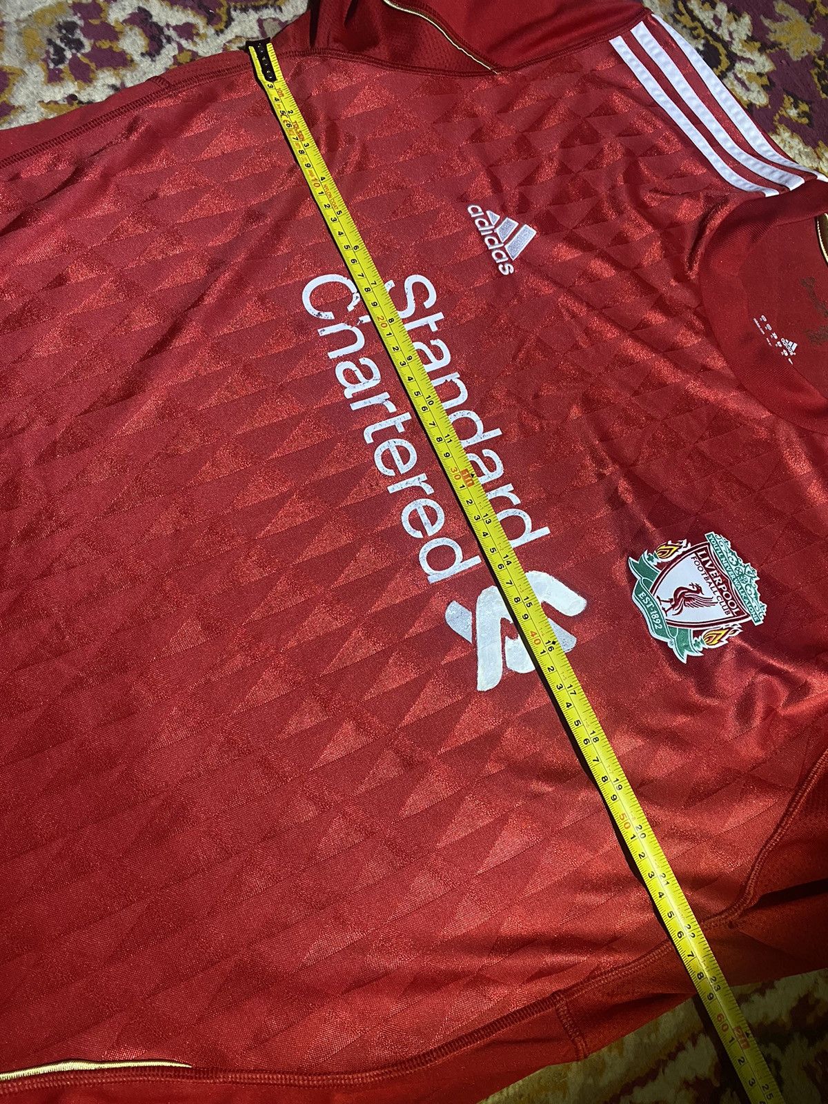 Adidas Vintage BLOKCORE Liverpool Adidas 2011 2012 jersey Size US XL / EU 56 / 4 - 24 Thumbnail