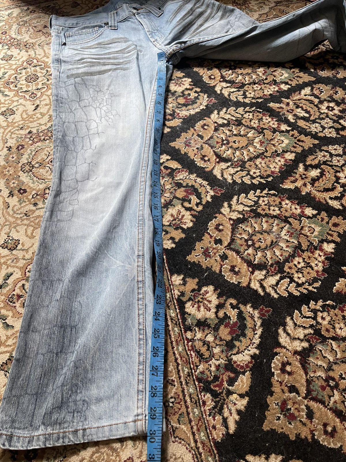 semanticdesign Very Rare Vintage Brand Semantic Design Flared Jeans 2000s Size US 32 / EU 48 - 18 Thumbnail
