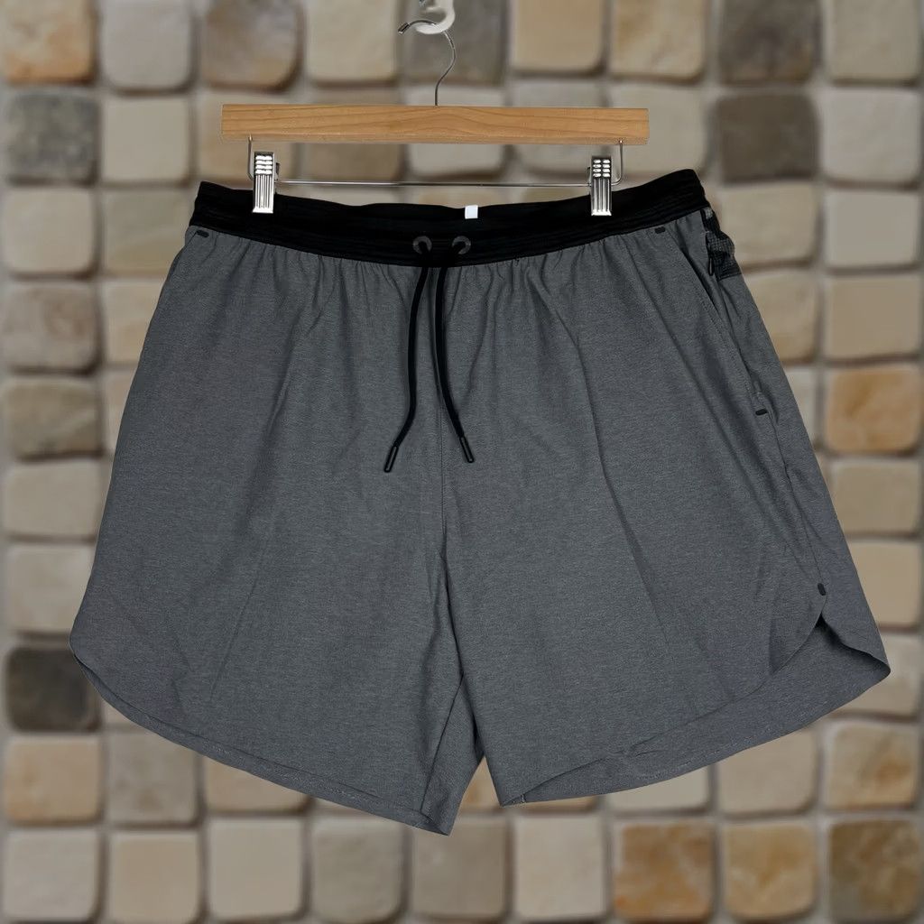 Vintage Greyson Mens L Grey Athletic Gym Training Running Lightweight Lined Shorts Size US 33 - 1 Thumbnail