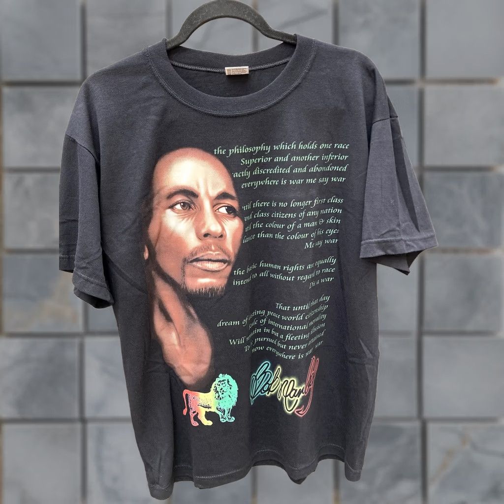 Element × Vintage Vintage Element “Listen to Bob Marley” t shirt