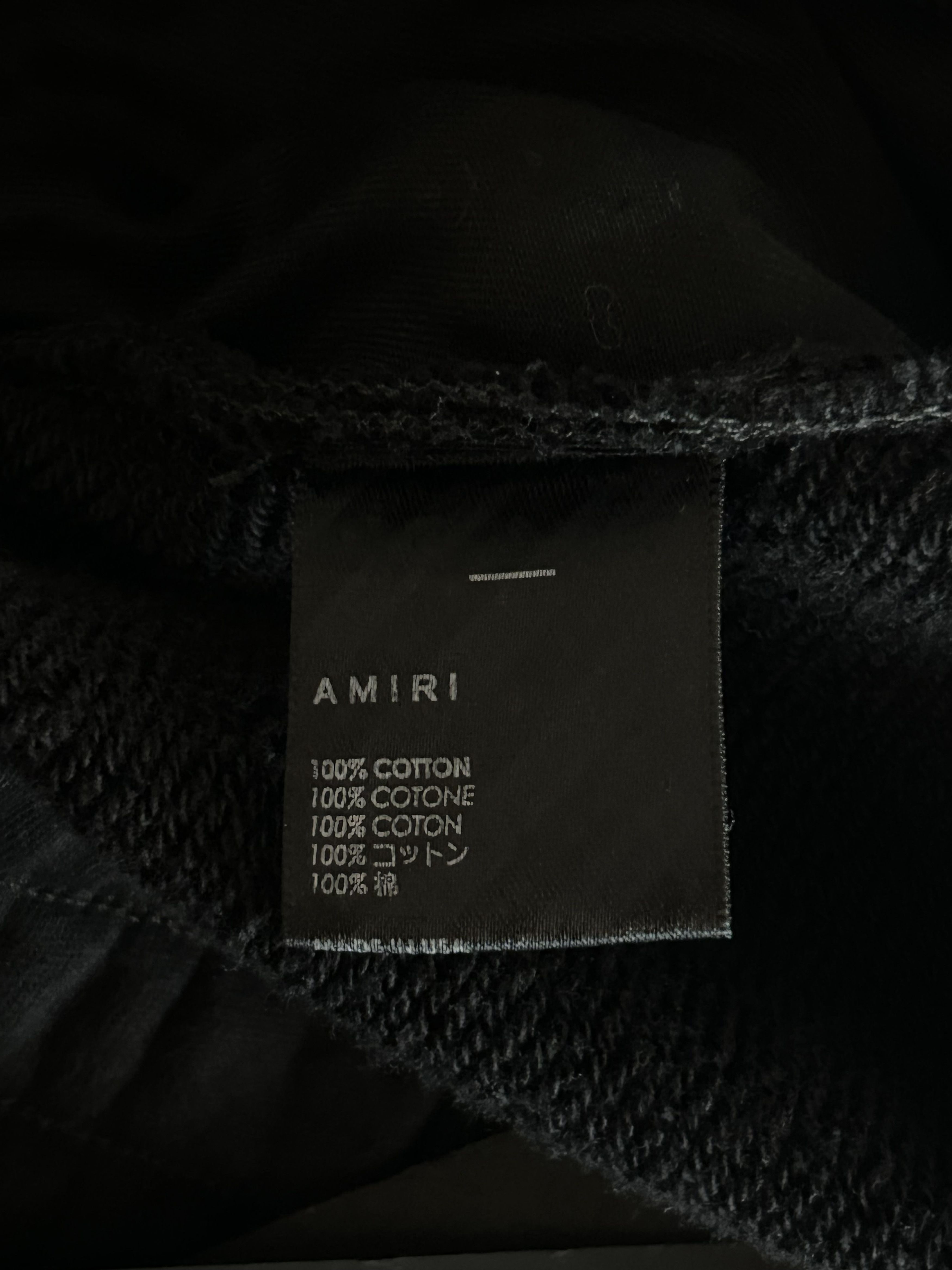 Amiri Amiri Black & White MA Bar Logo Sweatpants Size US 30 / EU 46 - 3 Thumbnail
