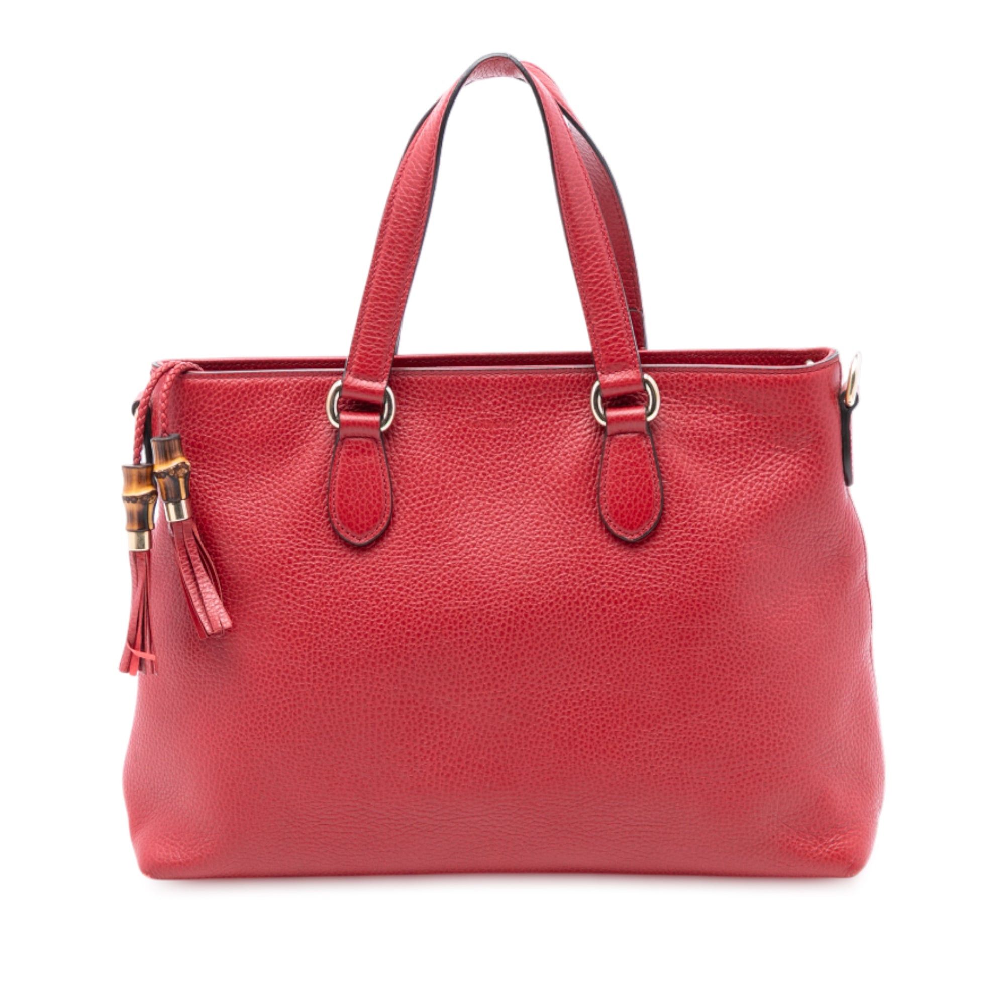 Gucci Leather Bamboo Tassel Satchel Size ONE SIZE - 1 Thumbnail