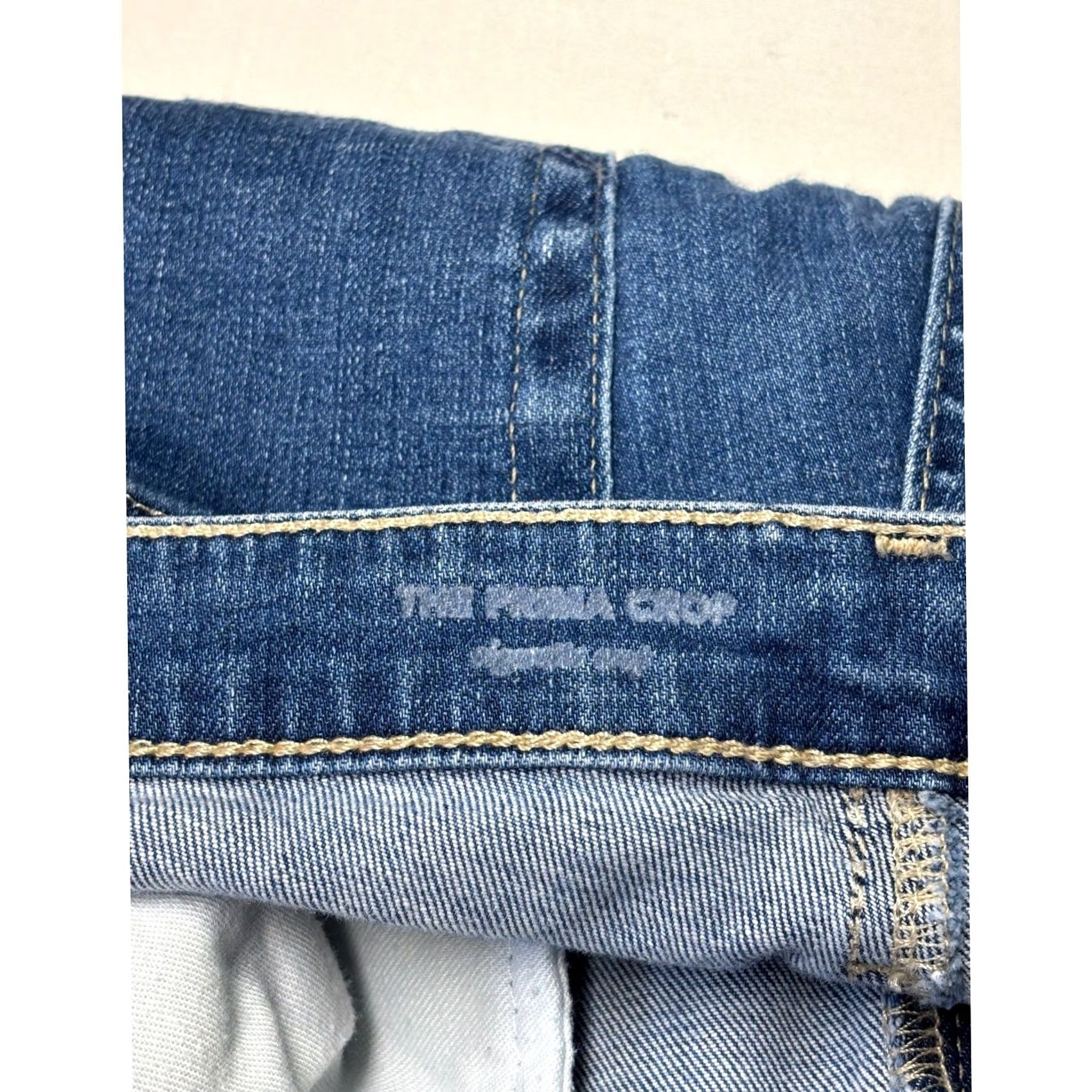 Vintage AG Adriano Goldschmied Cropped Denim Jeans - Premium Fit 31x25 Size 24" / US 00 / IT 34 - 6 Thumbnail