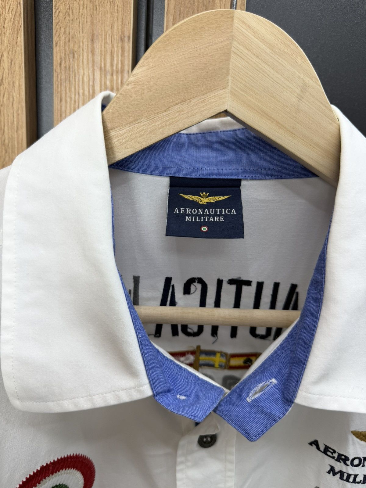 Aeronautica Militare Aeronautica Militare Long Sleeve Shirt White Size XXL Size US XXL / EU 58 / 5 - 4 Thumbnail