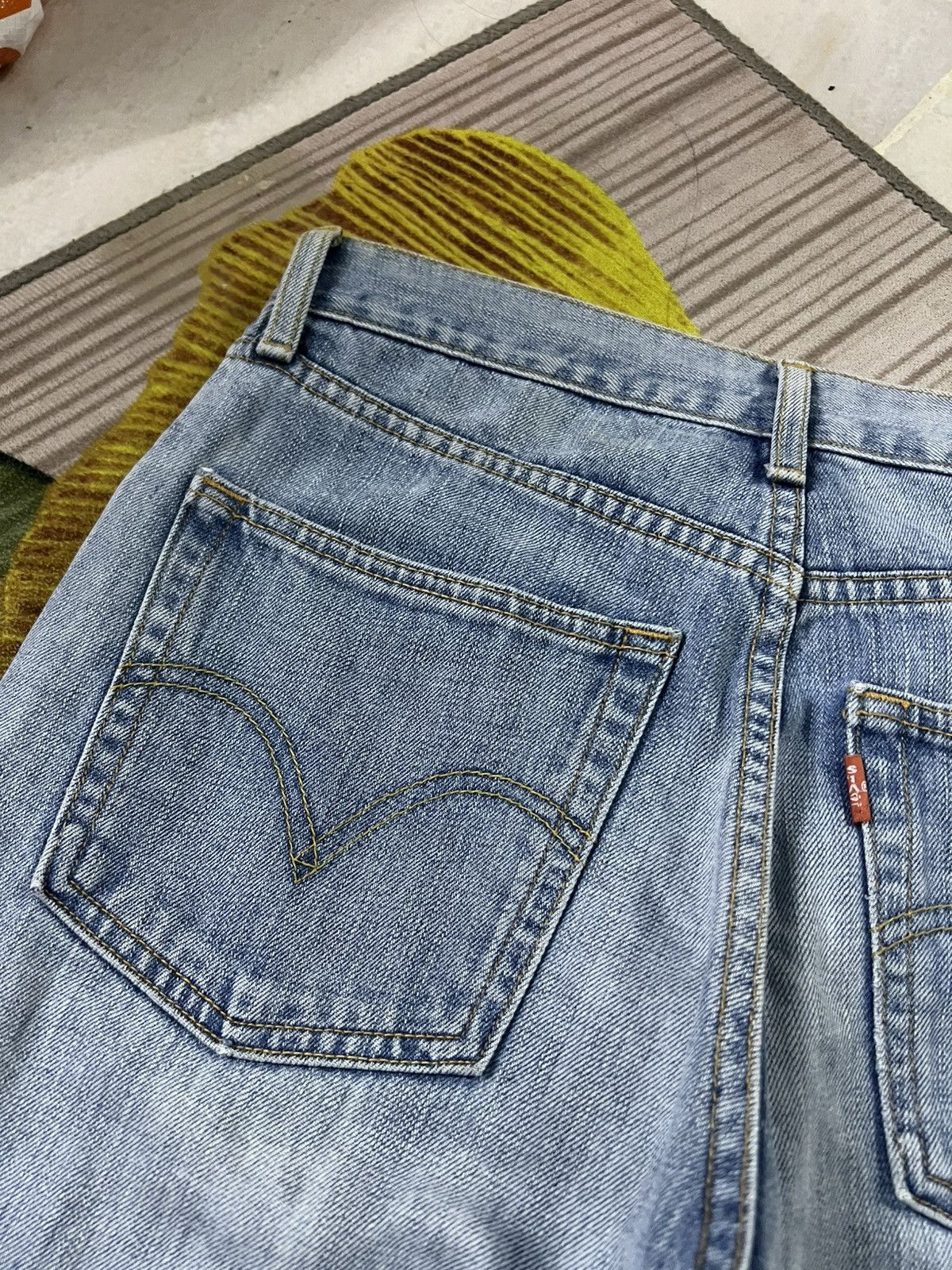 Levi's 💥Vintage Levis 533 Light Wash Distress Jean Size US 30 / EU 46 - 16 Thumbnail