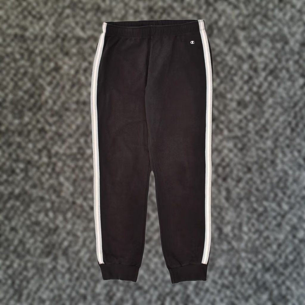 Champion CHAMPION Womens Tracksuit Trousers Joggers Large Black Cotton Size 36" / US 14 / IT 50 - 1 Thumbnail