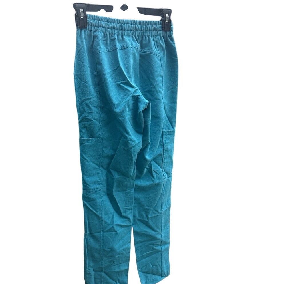 Other Jaanuu Women's Teal Blue Scrub Set Top XS Bottoms XXS Size XS / US 0-2 / IT 36-38 - 12 Thumbnail