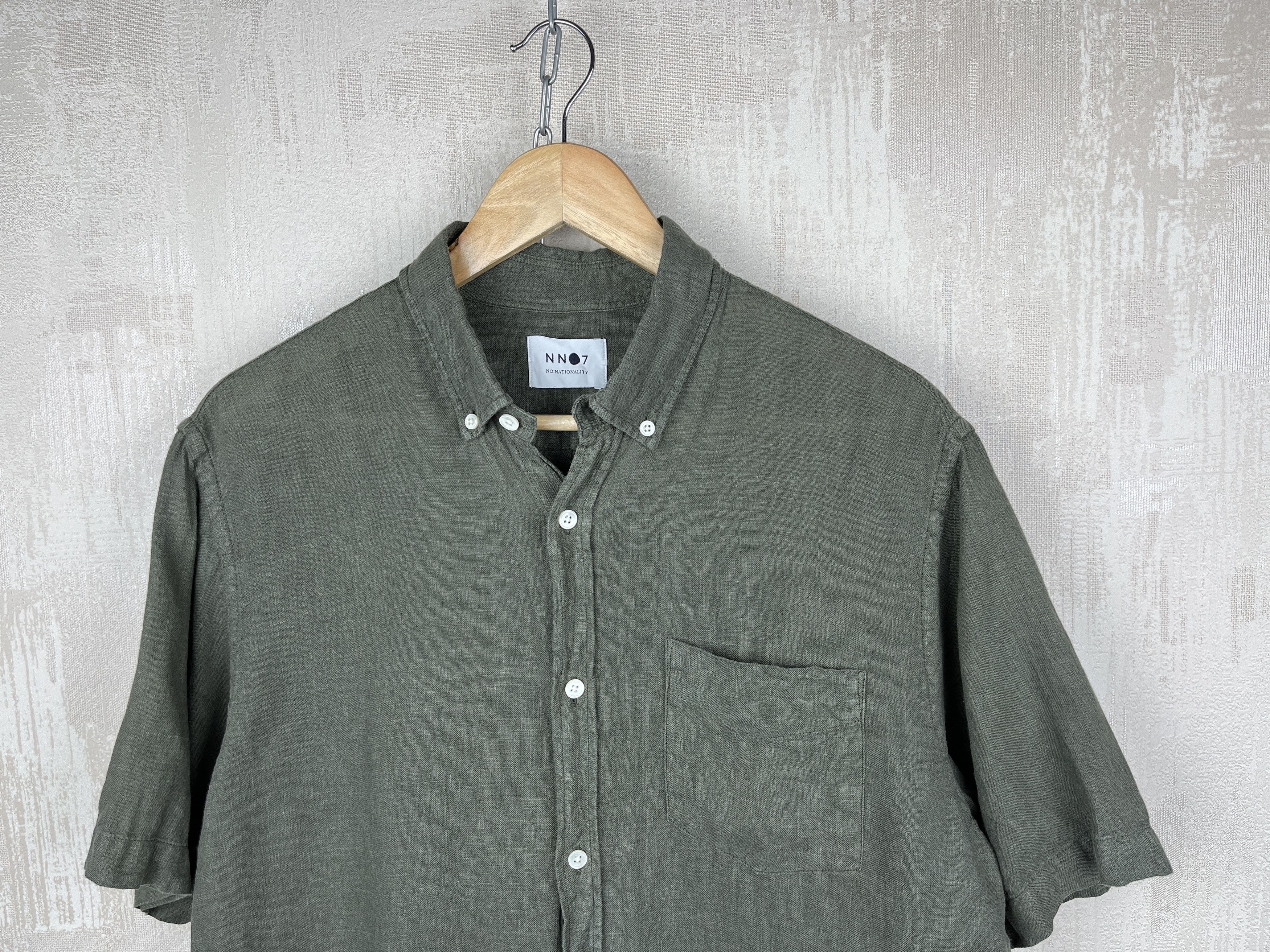 NN07 No Nationality NN07 Linen Short Sleeve Shirt Size US M / EU 48-50 / 2 - 3 Thumbnail