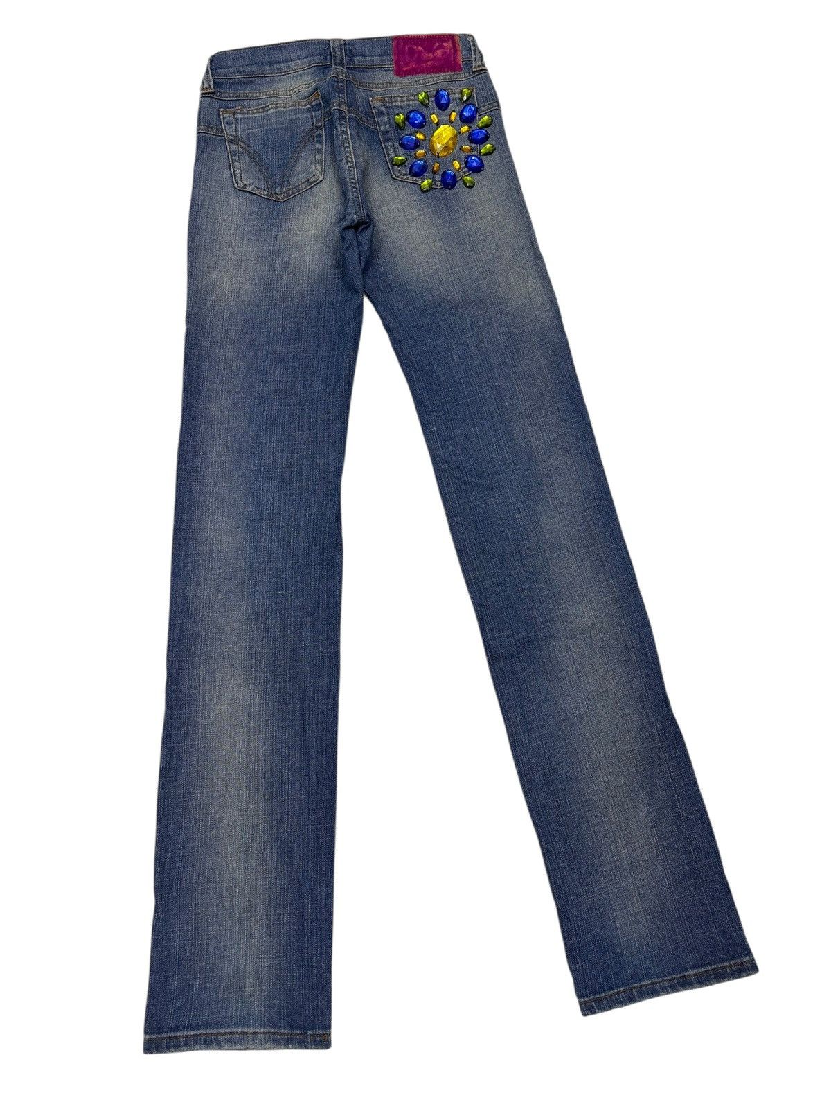Dolce & Gabbana 🇮🇹 D&G Japan Market Skinny Denim Jeans Size 25" / US 0 / IT 36 - 3 Thumbnail