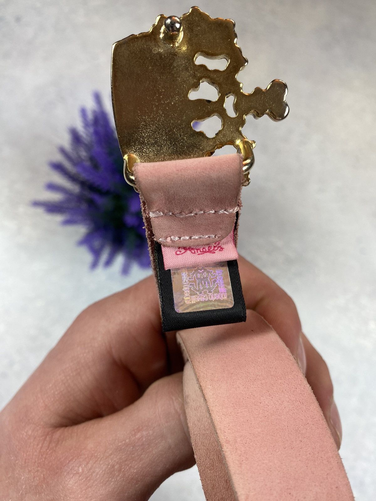 Roberto Cavalli Women’s Pink Belt Roberto Cavalli Angels Size ONE SIZE - 3 Thumbnail