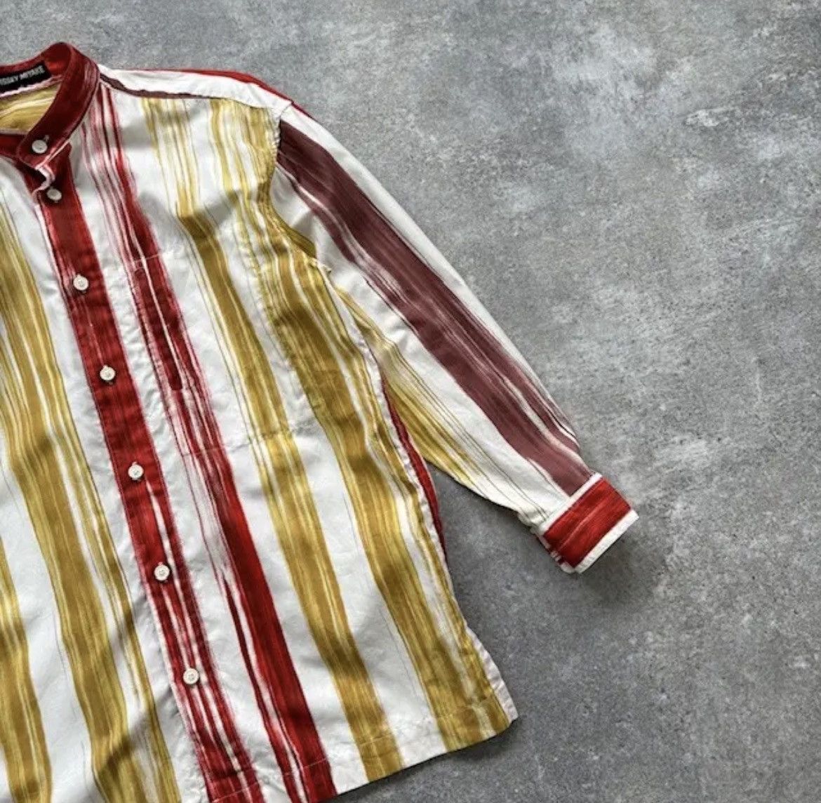 Issey Miyake ISSEY MIYAKE 1992SS Color-Blocked Long-Sleeve Shirt Size US M / EU 48-50 / 2 - 3 Thumbnail