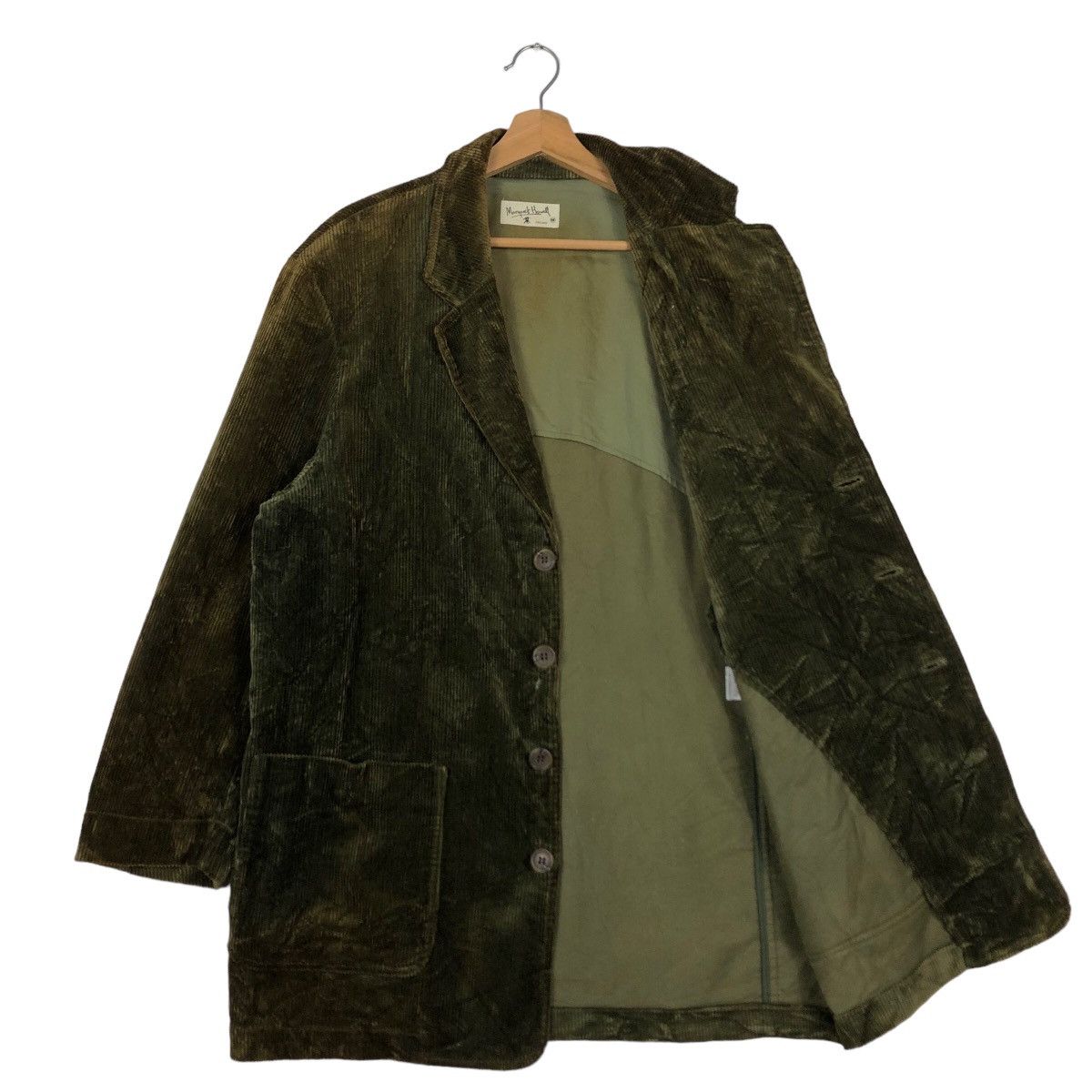 Margaret Howell 🔥Rich Green - Double Breast Chore Work Jacket Corduroy Size US M / EU 48-50 / 2 - 8 Thumbnail