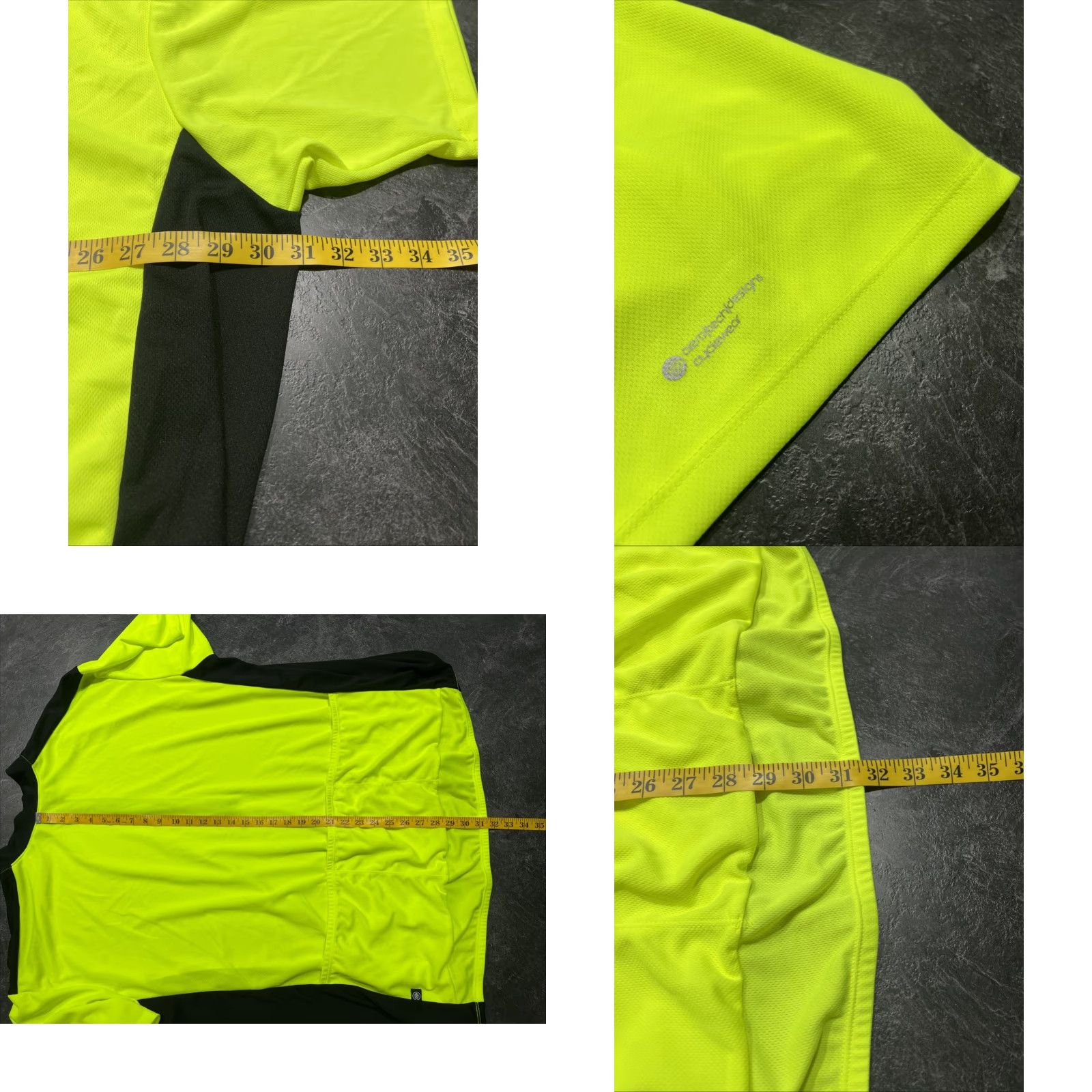 Vintage Aero Tech Designs Cyclewear Men's 4XL Cycling Jersey Short Sleeve Reflective Black Sports Activewear Size US XXL / EU 58 / 5 - 8 Thumbnail