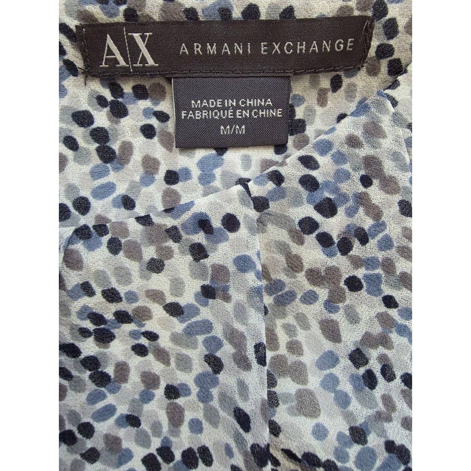 Armani Exchange Armani Exchange Polka Dot Mini Dress Medium A001303 Size M / US 6-8 / IT 42-44 - 6 Thumbnail