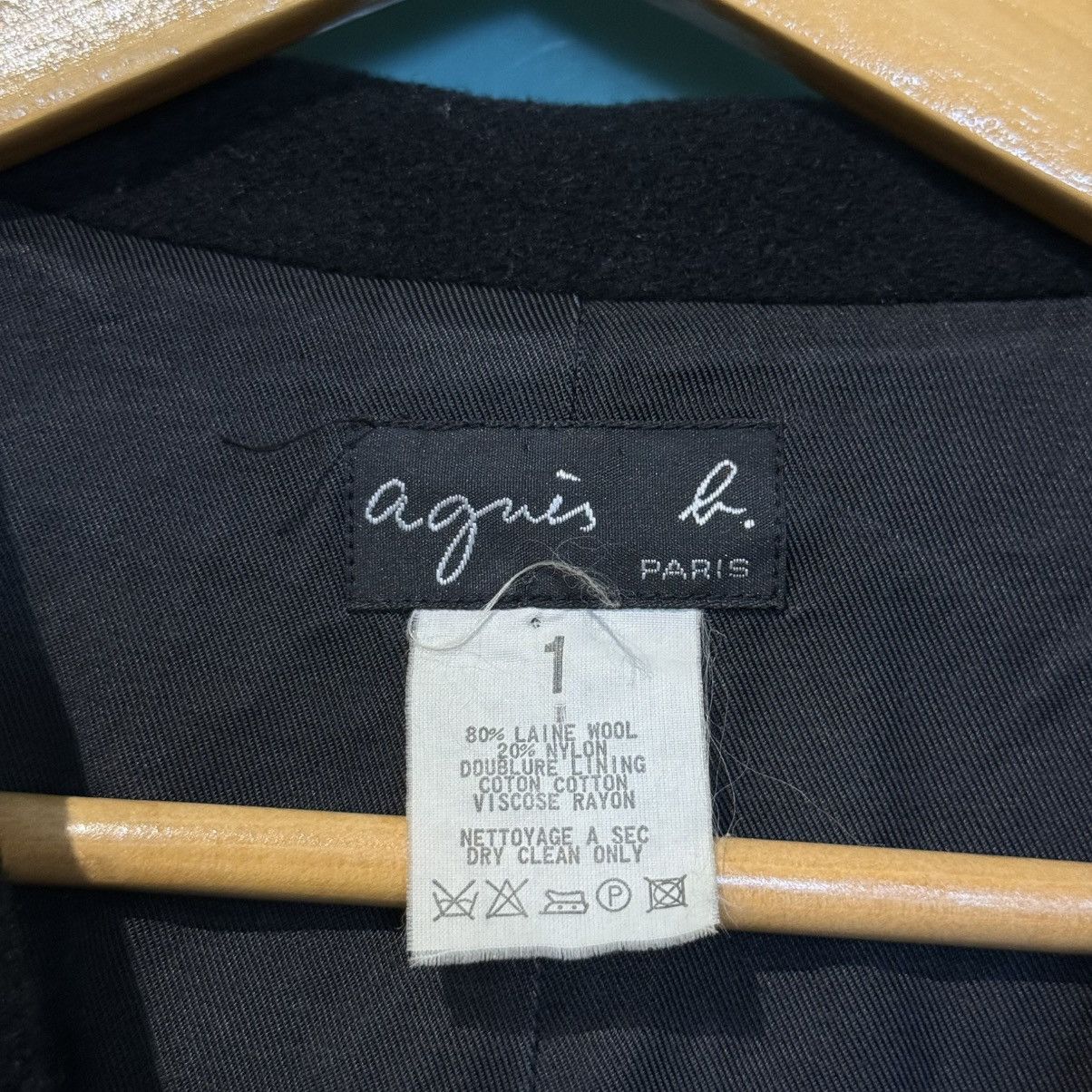 agnes b. Agnes B Wool Coat Size S / US 4 / IT 40 - 4 Thumbnail