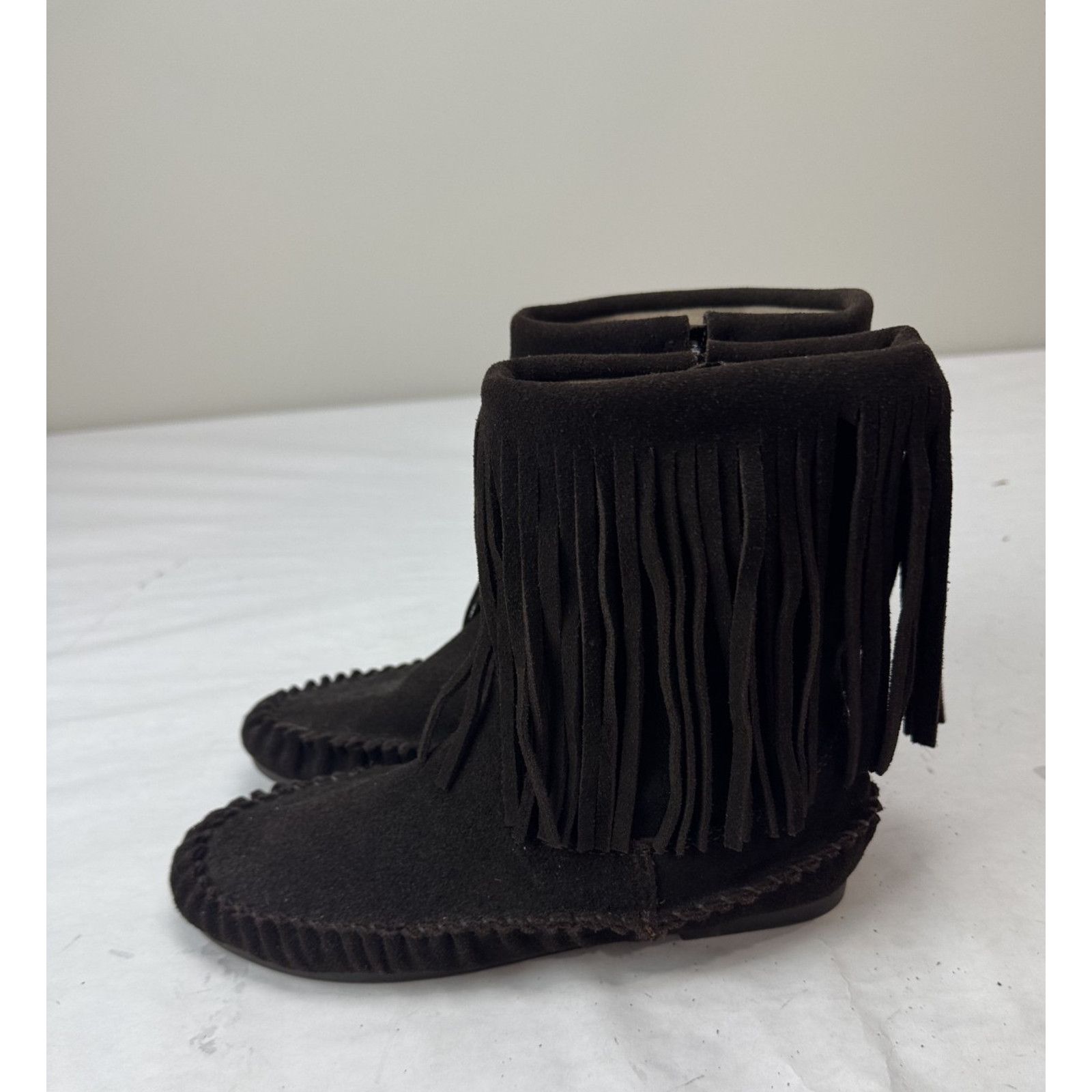 Gap Gap Women's Brown Suede Fringe Moccasin Ankle Boots Boho 7 Size US 7 / IT 37 - 5 Thumbnail