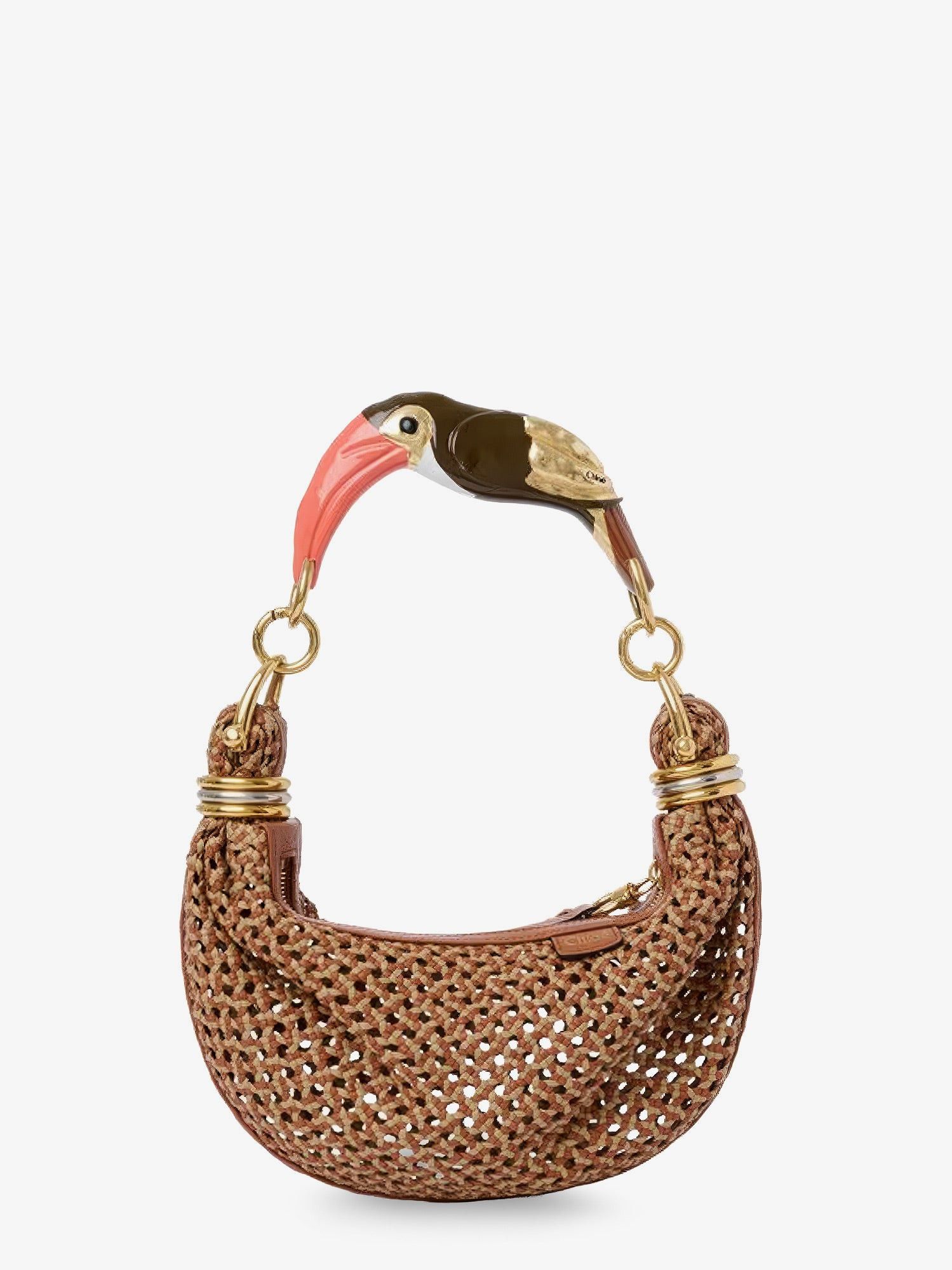 Bracelet Hobo Handbag With Toucan Handle, Women's