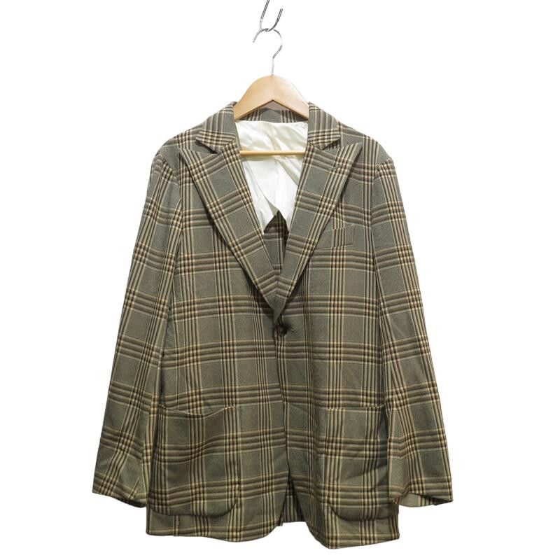 【美品】Needles peaked lapel jacket セットアップ Needles Needles Peaked Lapel 2B Jacket -Chintz Stripe Lame