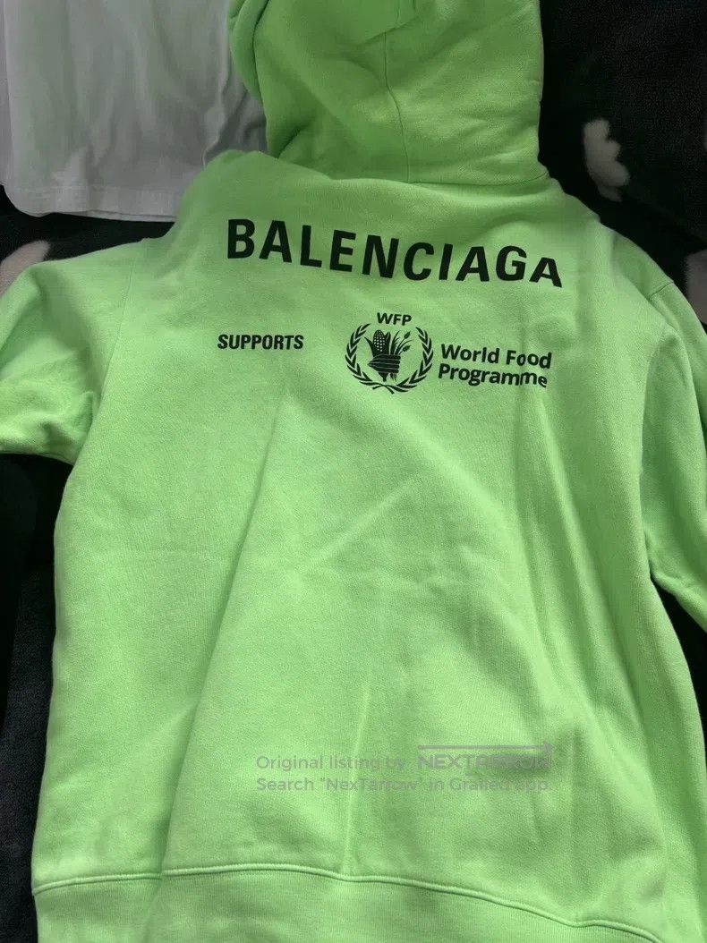 Balenciaga Balenciaga Green hooded sweater Size US XS / EU 42 / 0 - 2 Thumbnail
