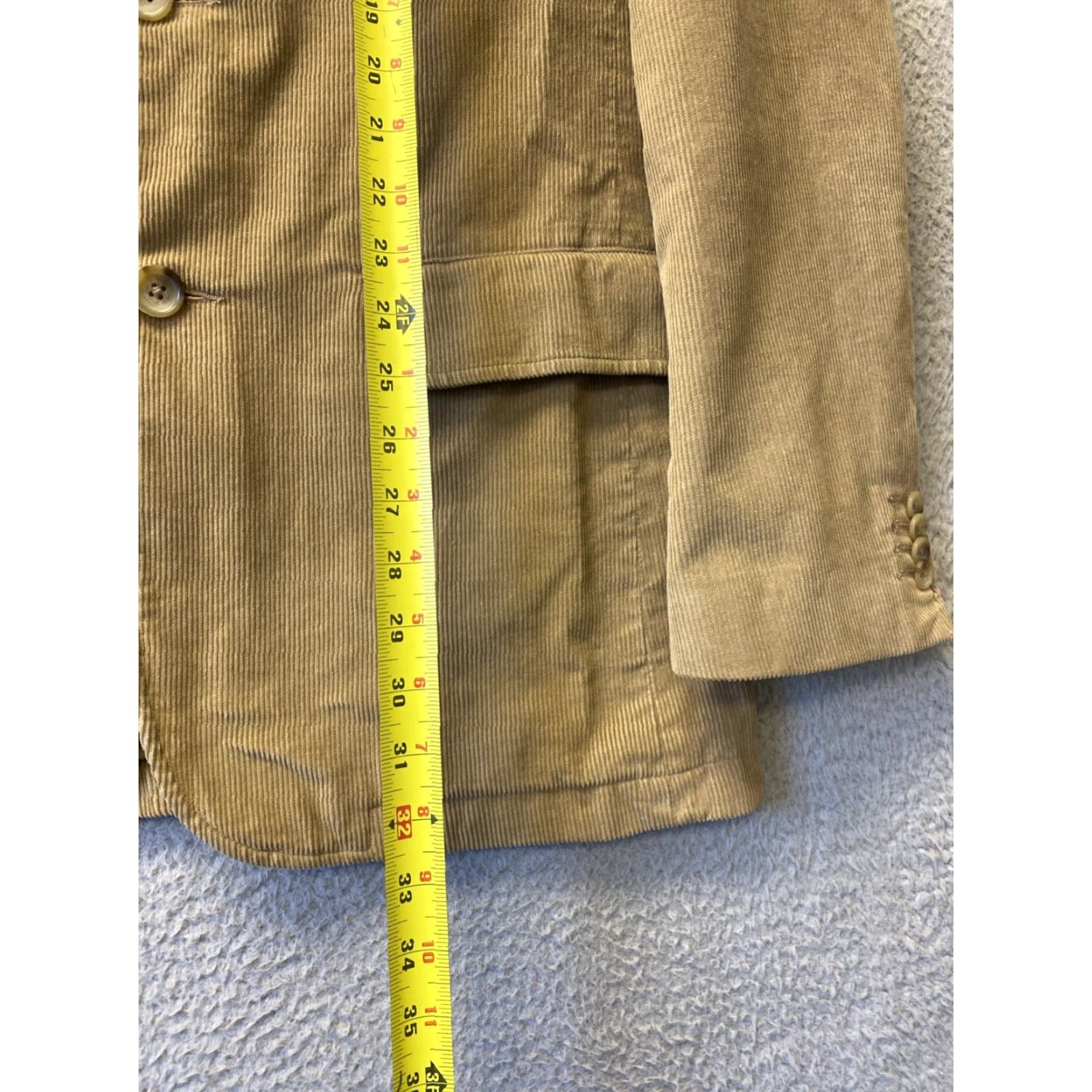 Banana Republic VINTAGE Banana Republic Blazer? Wait: Banana Republic corduroy men’s 46R tan 3-button sport coat jacket Size 46R - 5 Thumbnail