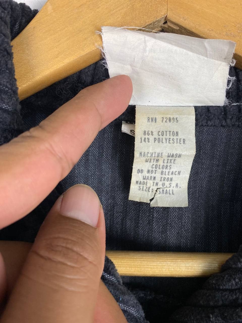 Vintage vintage soda blu corduroy crop top jacket made in usa Size S / US 4 / IT 40 - 6 Thumbnail