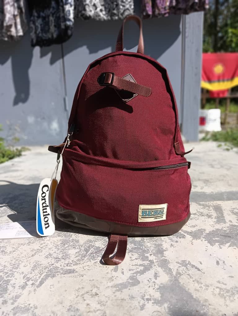 image of Vintage Mizuno Berg Ruck Sack New Old Stock Backpack in Maroon, Men's