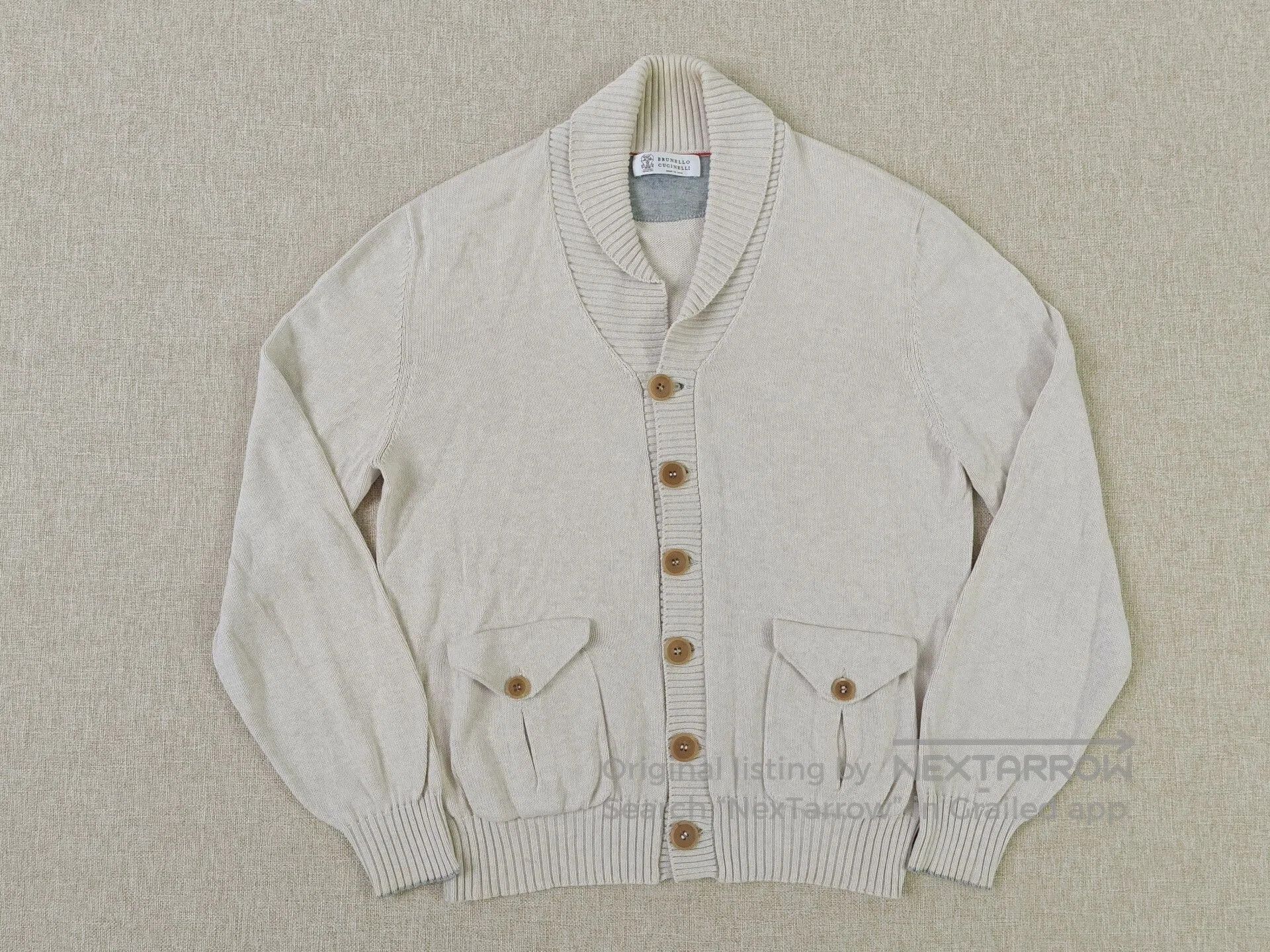 Brunello Cucinelli Brunello Cucinelli Men's Knit Cardigan. Size US M / EU 48-50 / 2 - 1 Thumbnail