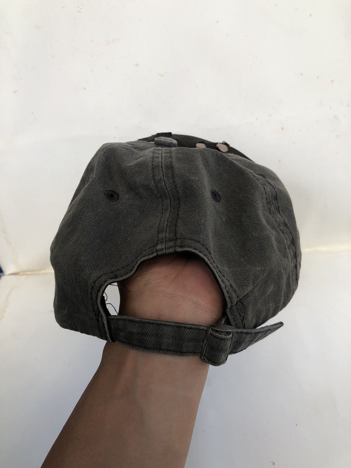 If Six Was Nine × Japanese Brand × Le Grande Bleu (L.G.B.) JAPANESE DISTRESSED POEM ANOVAZI PUNK CAP Size ONE SIZE - 6 Thumbnail