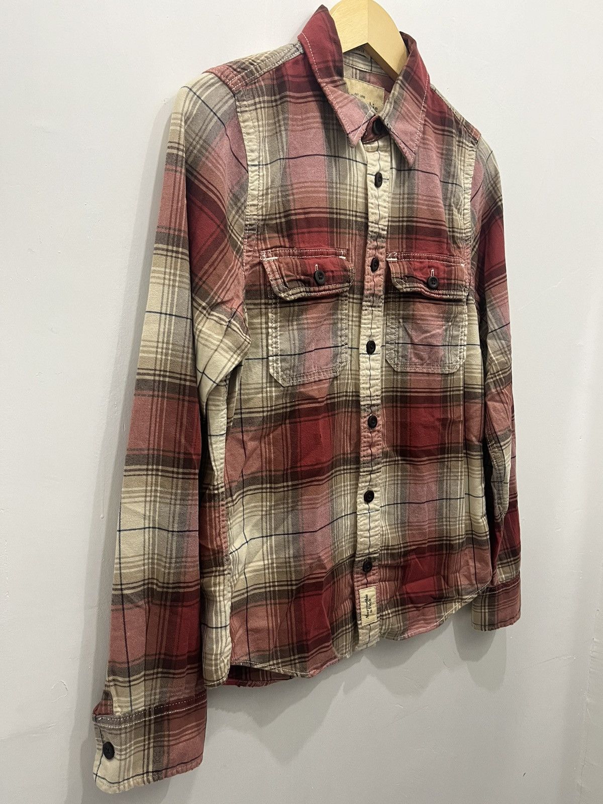 Abercrombie & Fitch Vintage Abercrombie Flannel double pocket Size US S / EU 44-46 / 1 - 2 Thumbnail