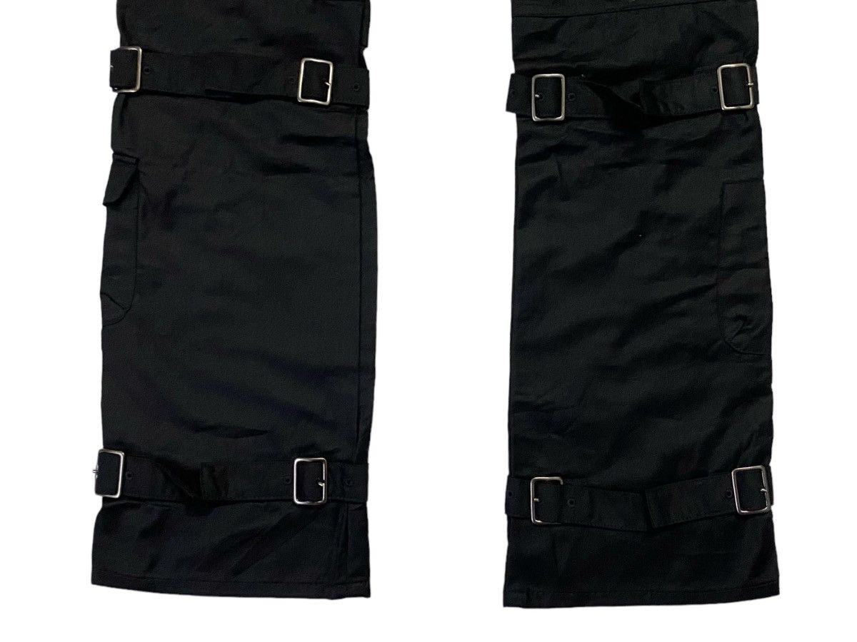 If Six Was Nine × Japanese Brand × semanticdesign Rare🔥Semantic Design Shiny MultiPocket Bondage Pants Size US 31 - 15 Thumbnail