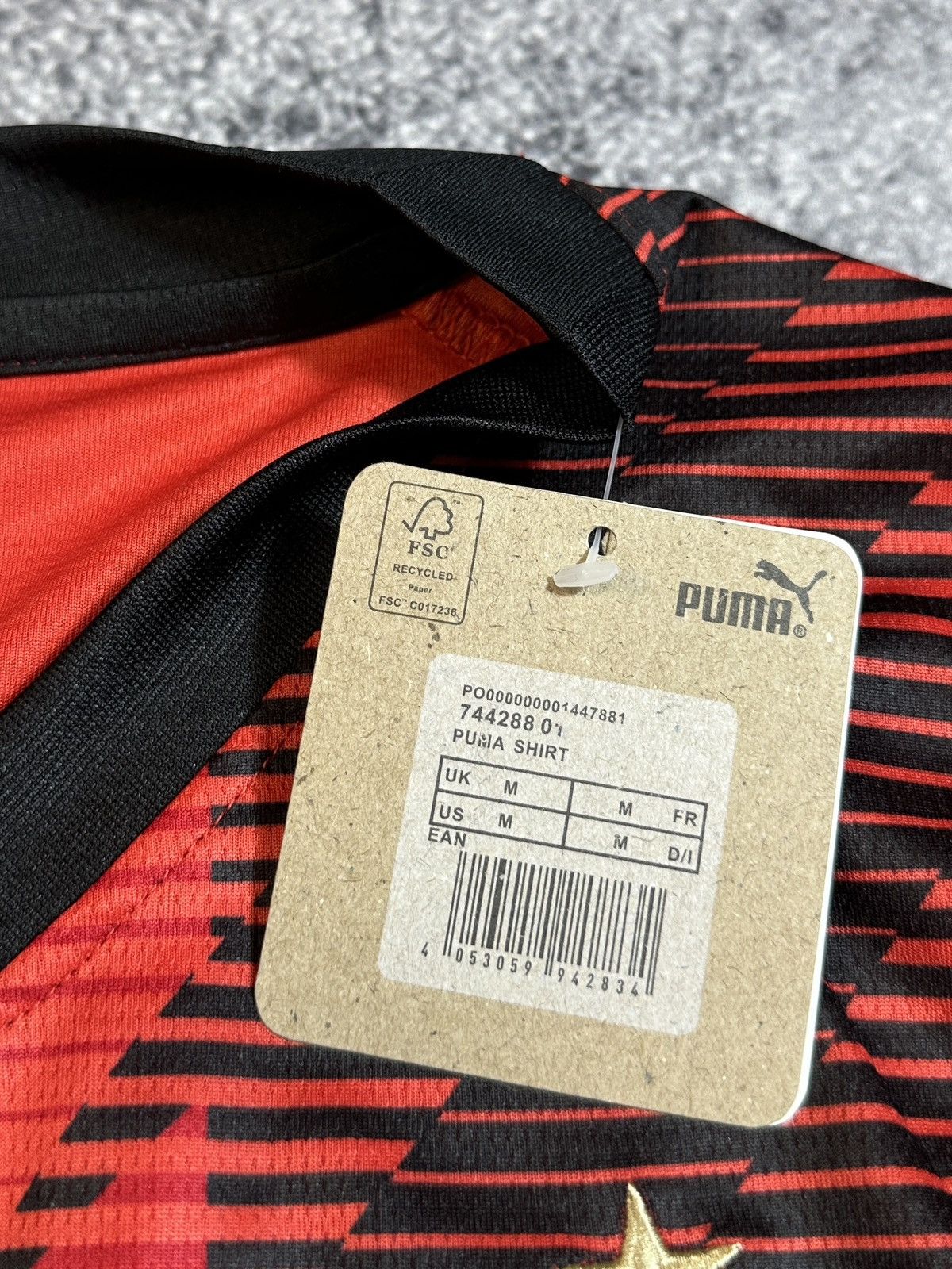 Puma New Soccer Jersey Puma Milan Theo 19 Streetwear Style M Rare Size US M / EU 48-50 / 2 - 5 Thumbnail