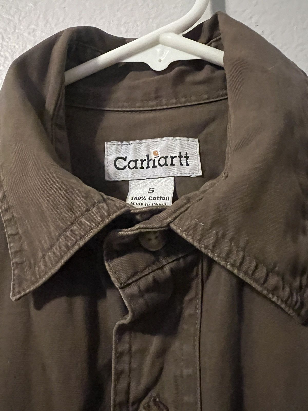 Carhartt × Vintage Carhartt Vintage Brown Button up shirt Size US S / EU 44-46 / 1 - 3 Thumbnail